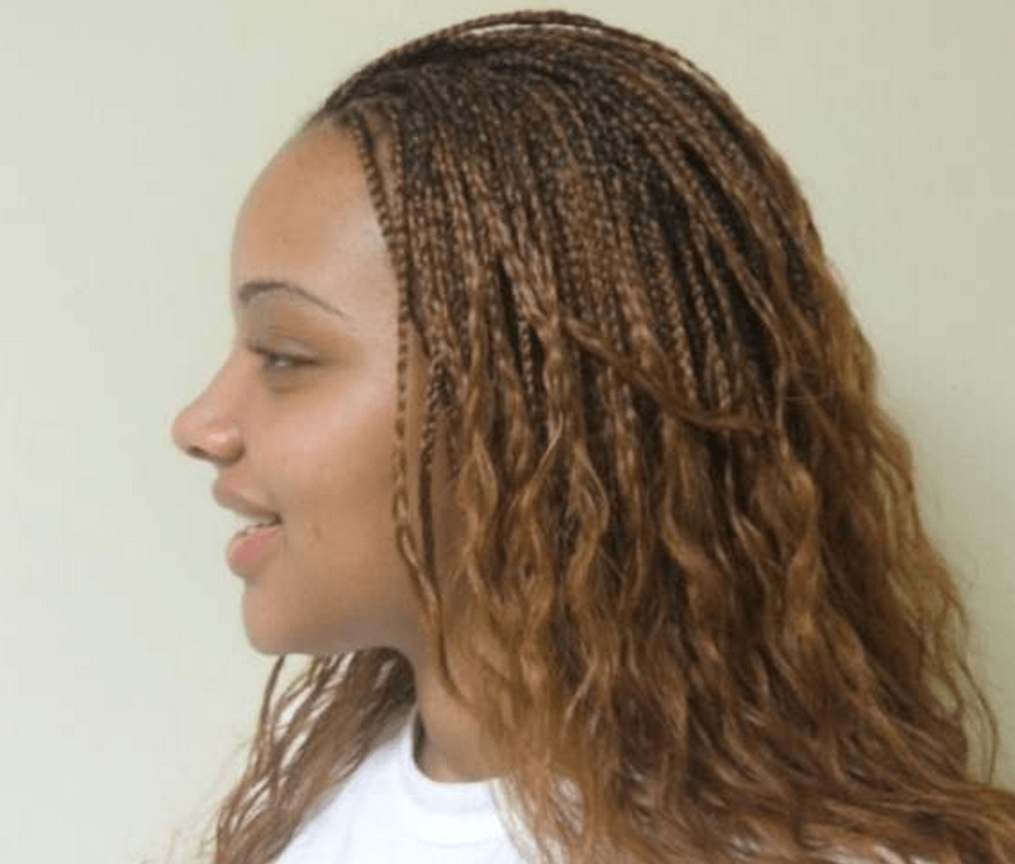 human braiding hair for micros