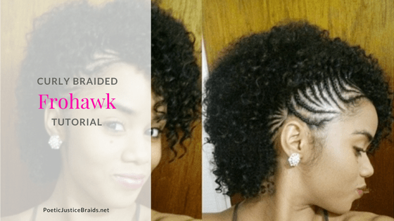 Curly Braided Frohawk