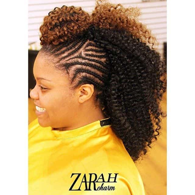 10 Ultra-Modern Braided Mohawk Trends