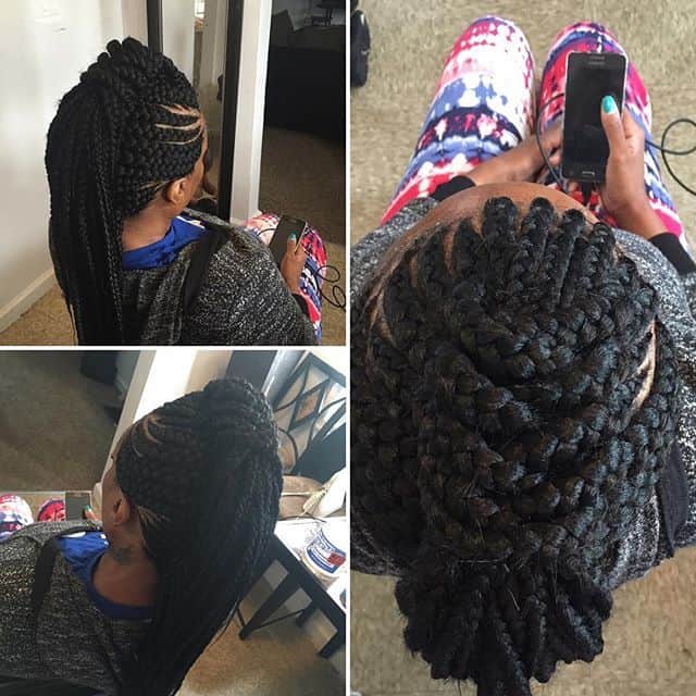 10 Ultra-Modern Braided Mohawk Trends