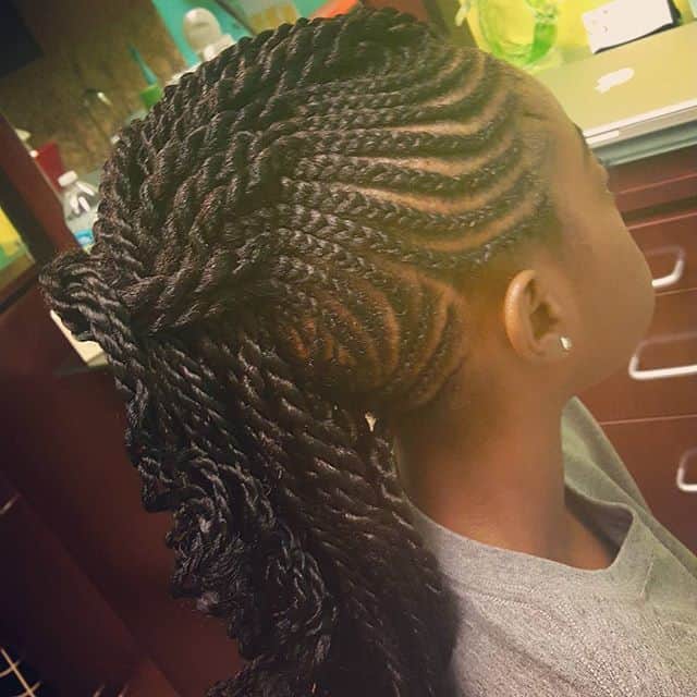 10 Ultra-Modern Braided Mohawk Trends